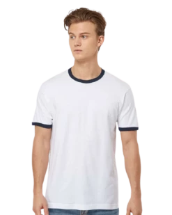 Unisex Fine Jersey Ringer Tee -Jiffyshirts Store 16236947a37045