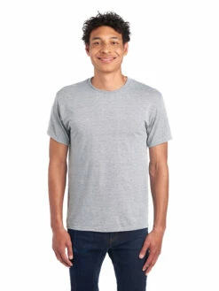 Jerzees Adult Unisex 5.3 Oz. DRI-POWER® SPORT T-Shirt -Jiffyshirts Store 1680065996 21MR AthleticHeather front