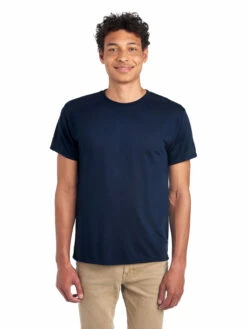 Jerzees Adult Unisex 5.3 Oz. DRI-POWER® SPORT T-Shirt -Jiffyshirts Store 1680065996 21MR JNavy front