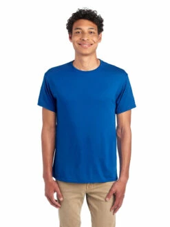 Jerzees Adult Unisex 5.3 Oz. DRI-POWER® SPORT T-Shirt -Jiffyshirts Store 1680065996 21MR Royal front