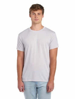 Jerzees Adult Unisex 5.3 Oz. DRI-POWER® SPORT T-Shirt -Jiffyshirts Store 1680065996 21MR Silver front