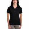 Jerzees Ladies' 5.6 Oz. SpotShield™ Jersey Polo 2 Jerzees Ladies' 5.6 Oz. SpotShield™ Jersey Polo -Jiffyshirts Store 1680065996 437WR Black front