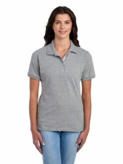 Jerzees Ladies' 5.6 Oz. SpotShield™ Jersey Polo 23 Jerzees Ladies' 5.6 Oz. SpotShield™ Jersey Polo -Jiffyshirts Store 1680065996 437WR Oxford front