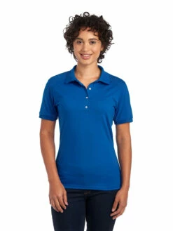 Jerzees Ladies' 5.6 Oz. SpotShield™ Jersey Polo 31 Jerzees Ladies' 5.6 Oz. SpotShield™ Jersey Polo -Jiffyshirts Store 1680065996 437WR Royal front