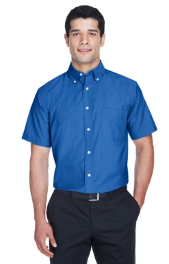 Men's Short-Sleeve Oxford With Stain-Release