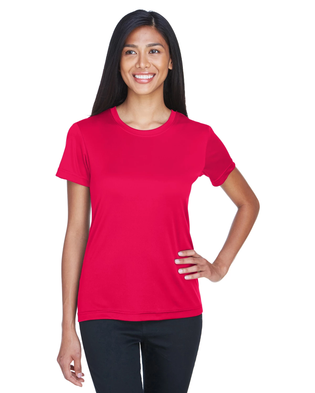 Ladies' Cool & Dry Basic Performance T-Shirt 9 Ladies' Cool & Dry Basic Performance T-Shirt - Image 7