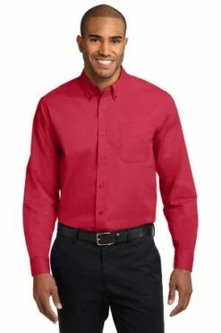 Extended Size Long Sleeve Easy Care Shirt -Jiffyshirts Store 196a6b48990607