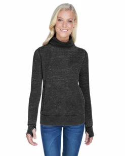 Ladies' Zen Fleece Cowl Neck 10 Ladies' Zen Fleece Cowl Neck -Jiffyshirts Store 1b4124852e416b