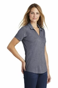 Ladies PosiCharge Tri-Blend Wicking Polo -Jiffyshirts Store 1be035bf341364