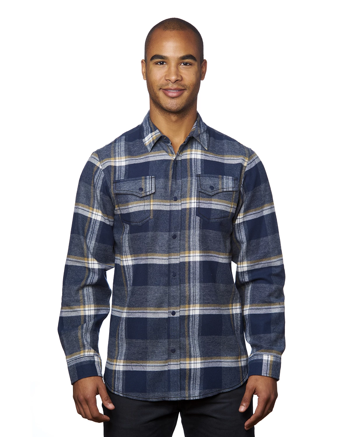 Men's Snap-Front Flannel Shirt 9 Men's Snap-Front Flannel Shirt - Image 7