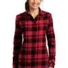Ladies Plaid Flannel Tunic 2 Ladies Plaid Flannel Tunic -Jiffyshirts Store 1c79a01ca8025a