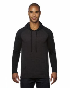 Adult Unisex Raglan Sleeve Striped Jersey Hooded T-Shirt -Jiffyshirts Store 1cb02cb69c9335