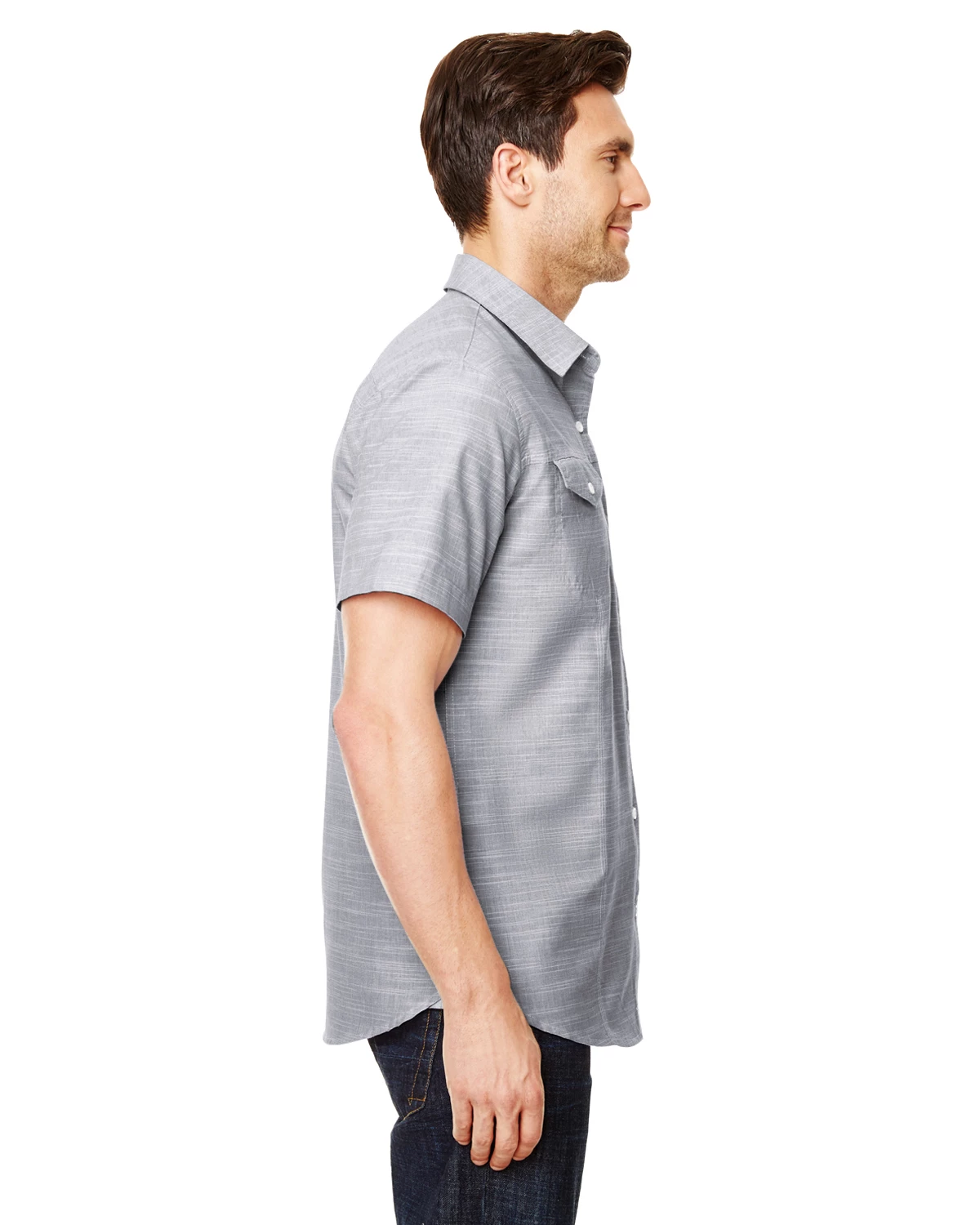Men's Textured Woven Shirt 4 Men's Textured Woven Shirt - Image 2