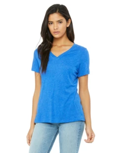 Ladies' Relaxed Jersey V-Neck T-Shirt -Jiffyshirts Store 21f3fb403235f3