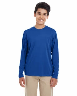 Youth Unisex Cool & Dry Performance Long-Sleeve Top 20 Youth Unisex Cool & Dry Performance Long-Sleeve Top -Jiffyshirts Store 236de4dc5b5640