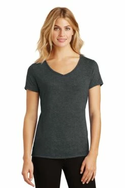 District Ladies' Perfect Tri V-Neck Tee -Jiffyshirts Store 245da32f844667
