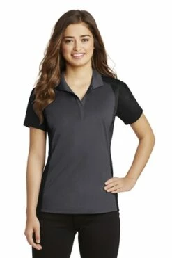 Ladies Colorblock Micropique Sport-Wick Polo -Jiffyshirts Store 2595af106b48b6