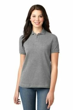 Ladies Heavyweight Cotton Pique Polo -Jiffyshirts Store 25c9230d1f031a