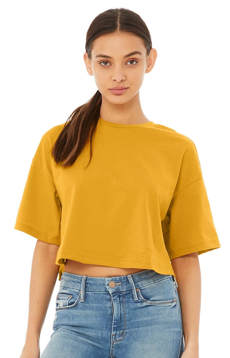 Ladies' Jersey Cropped T-Shirt 3 Ladies' Jersey Cropped T-Shirt