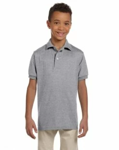Jerzees Youth Unisex 5.6 Oz. SpotShield™ Jersey Polo -Jiffyshirts Store 29f124b3bb2caf
