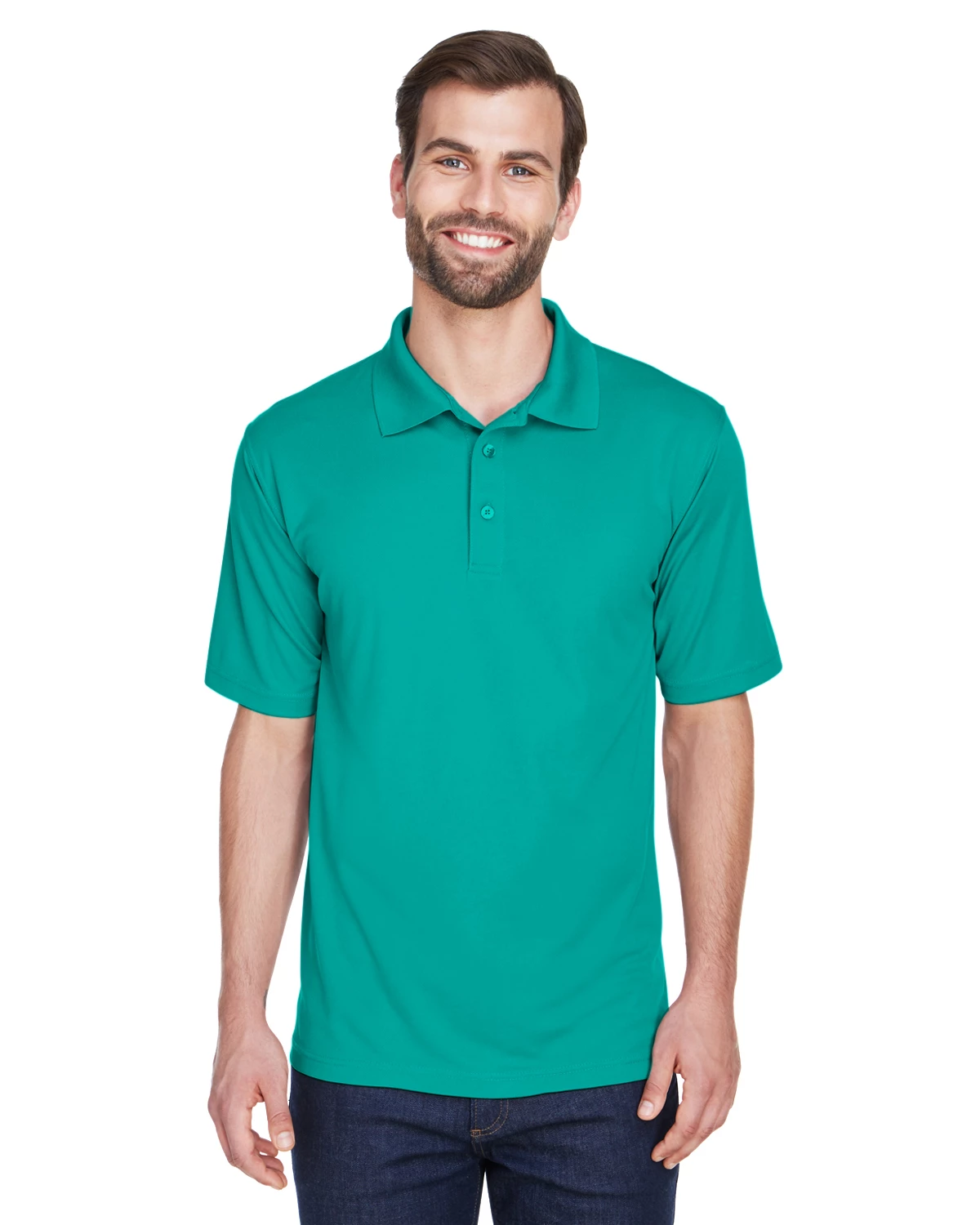 Men's Cool & Dry Mesh Piqué Polo 3 Men's Cool & Dry Mesh Piqué Polo