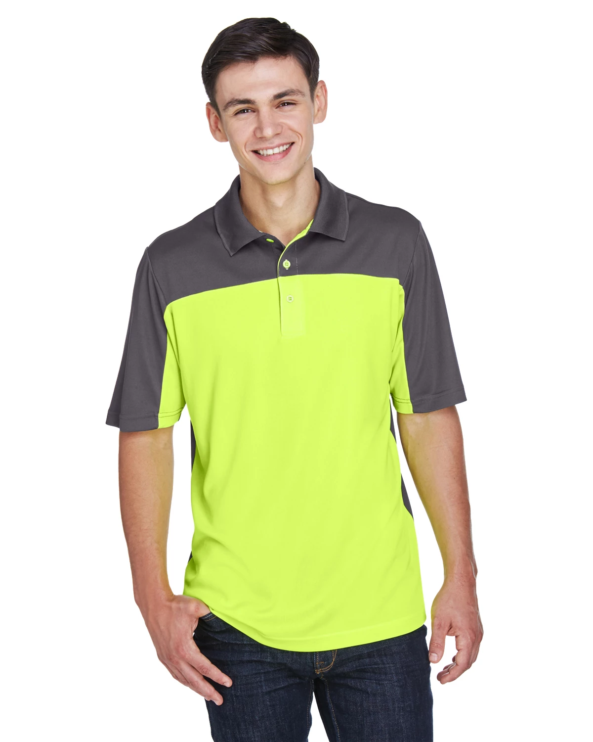 Men's Balance Colorblock Performance Piqué Polo 6 Men's Balance Colorblock Performance Piqué Polo - Image 4