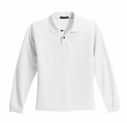 Youth Unisex Long Sleeve Silk Touch Polo -Jiffyshirts Store 2b0e9945150371