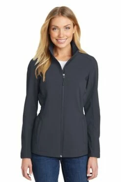 Ladies Cinch-Waist Soft Shell Jacket