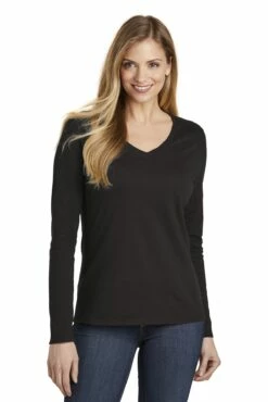 District Ladies' Very Important Tee Long Sleeve V-Neck
