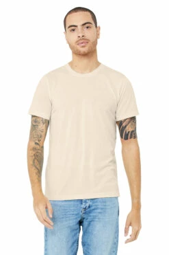 Unisex Made In The USA Jersey T-Shirt -Jiffyshirts Store 3001U Natural 1