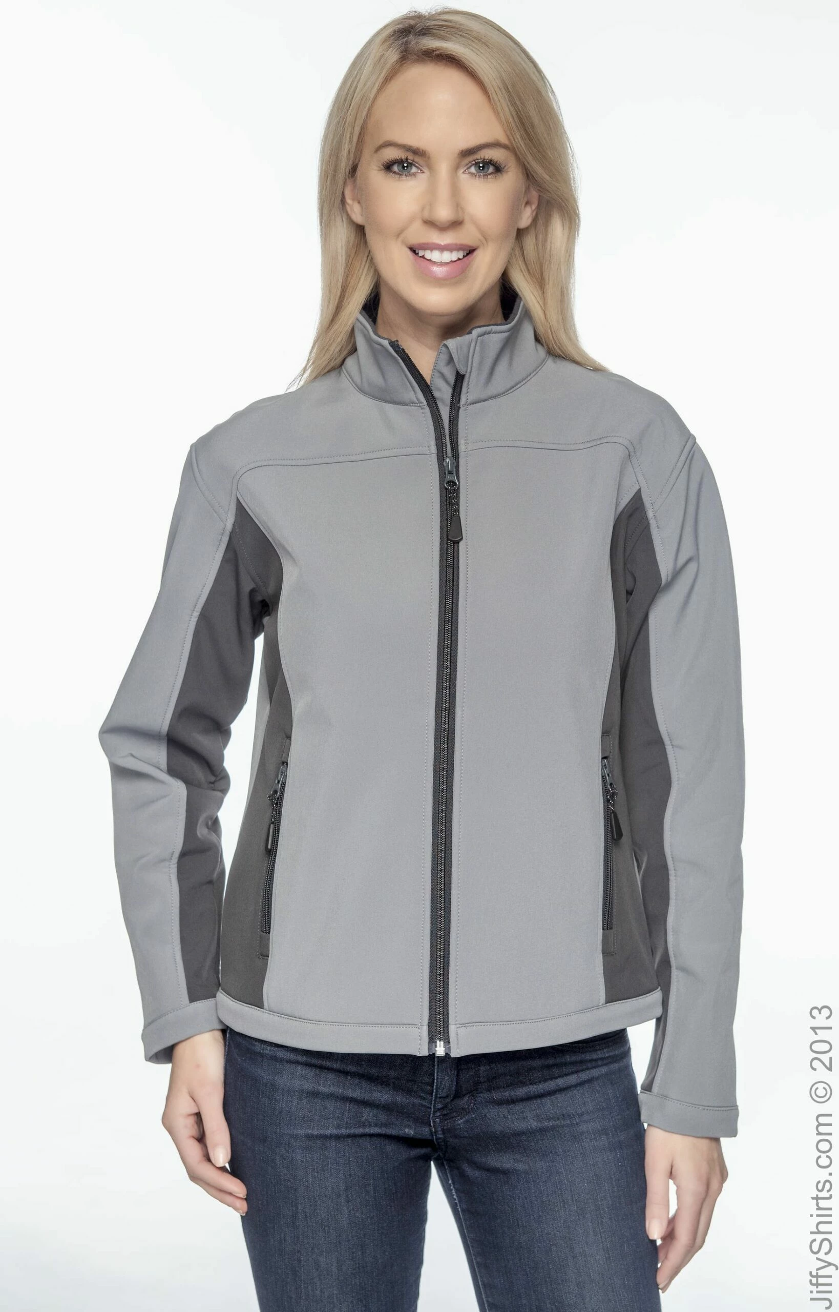 Ladies' Soft Shell Colorblock Jacket 7 Ladies' Soft Shell Colorblock Jacket - Image 5