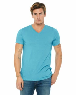 Unisex Triblend V-Neck T-Shirt -Jiffyshirts Store 30cb4c42d90b7c