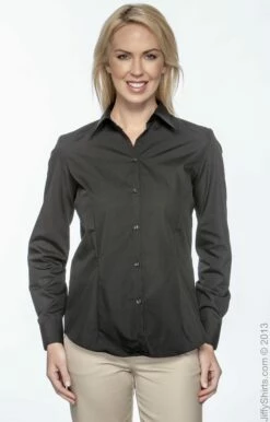 Van Heusen Women's Silky Poplin Shirt