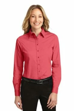 Ladies Long Sleeve Easy Care Shirt -Jiffyshirts Store 3180d919681155