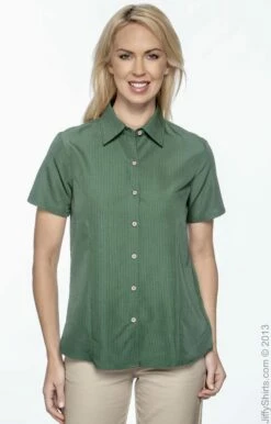 Ladies' Barbados Textured Camp Shirt 24 Ladies' Barbados Textured Camp Shirt -Jiffyshirts Store 31844AA7703892