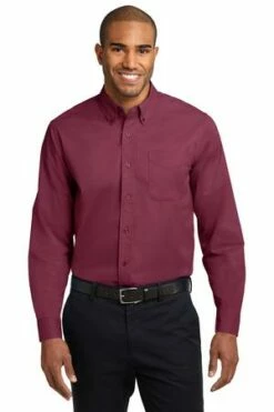 Extended Size Long Sleeve Easy Care Shirt -Jiffyshirts Store 32585aa9bf7200