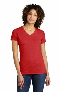 Women's Tri-Blend V-Neck Tee -Jiffyshirts Store 32a6de9db4fb89