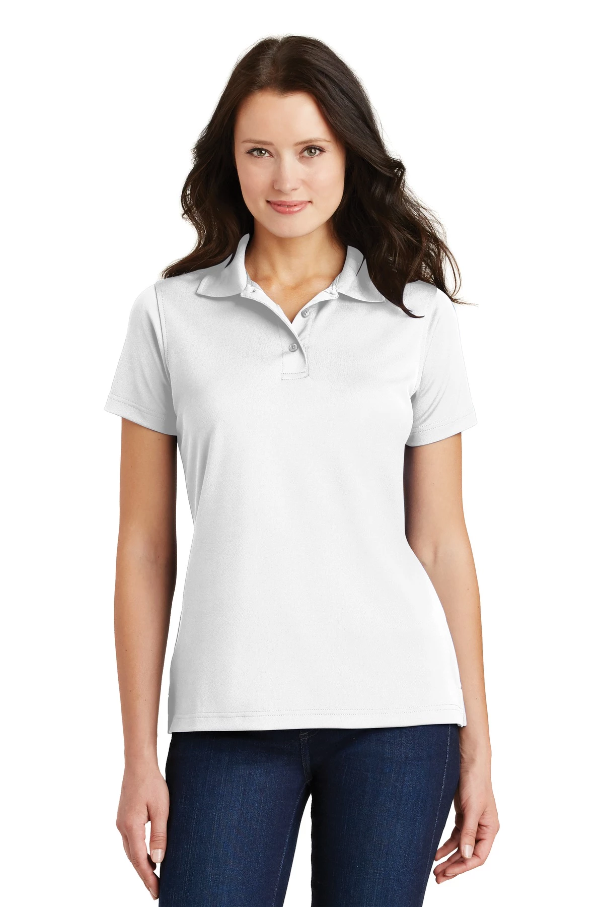 Ladies Poly-Charcoal Blend Pique Polo 7 Ladies Poly-Charcoal Blend Pique Polo - Image 5