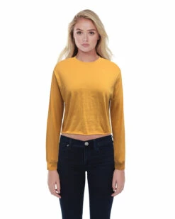 Ladies' Boyfriend Long Sleeve Crop T-Shirt 15 Ladies' Boyfriend Long Sleeve Crop T-Shirt -Jiffyshirts Store 34c2c56400e133