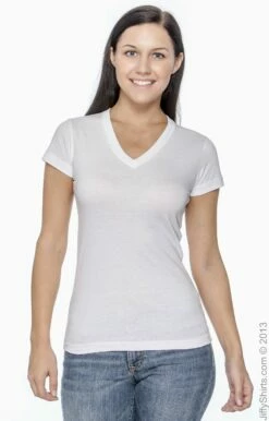 Ladies' Junior Fit V-Neck T-Shirt -Jiffyshirts Store 36FE1B14B2A9E0