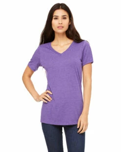 Ladies' Relaxed Jersey V-Neck T-Shirt -Jiffyshirts Store 371a4bbb5e03fd