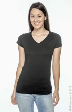 Ladies' Junior Fit V-Neck T-Shirt -Jiffyshirts Store 38C6F61F1DDF82