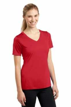 Ladies PosiCharge Competitor V-Neck Tee -Jiffyshirts Store 38a38e05b58a30