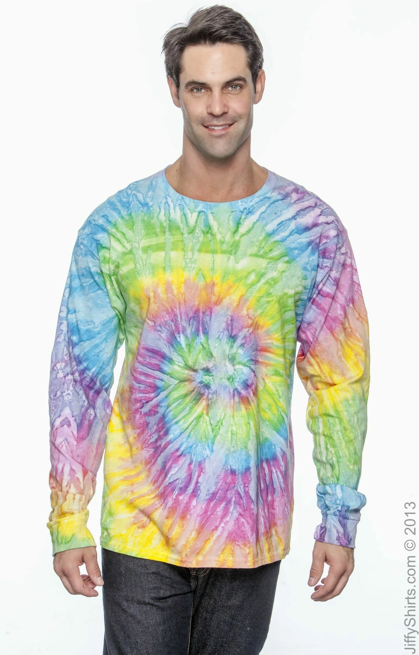 Adult Unisex 5.4 Oz. 100% Cotton Long-Sleeve T-Shirt 6 Adult Unisex 5.4 Oz. 100% Cotton Long-Sleeve T-Shirt - Image 4