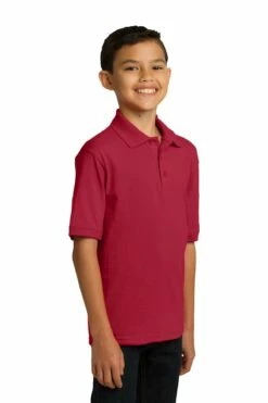 Youth Unisex Core Blend Jersey Knit Polo 16 Youth Unisex Core Blend Jersey Knit Polo -Jiffyshirts Store 3a6032c3788e65