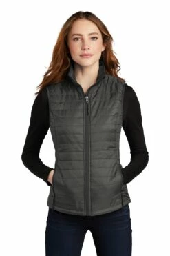 Ladies Packable Puffy Vest 14 Ladies Packable Puffy Vest -Jiffyshirts Store 3ab0ebc51d54dc