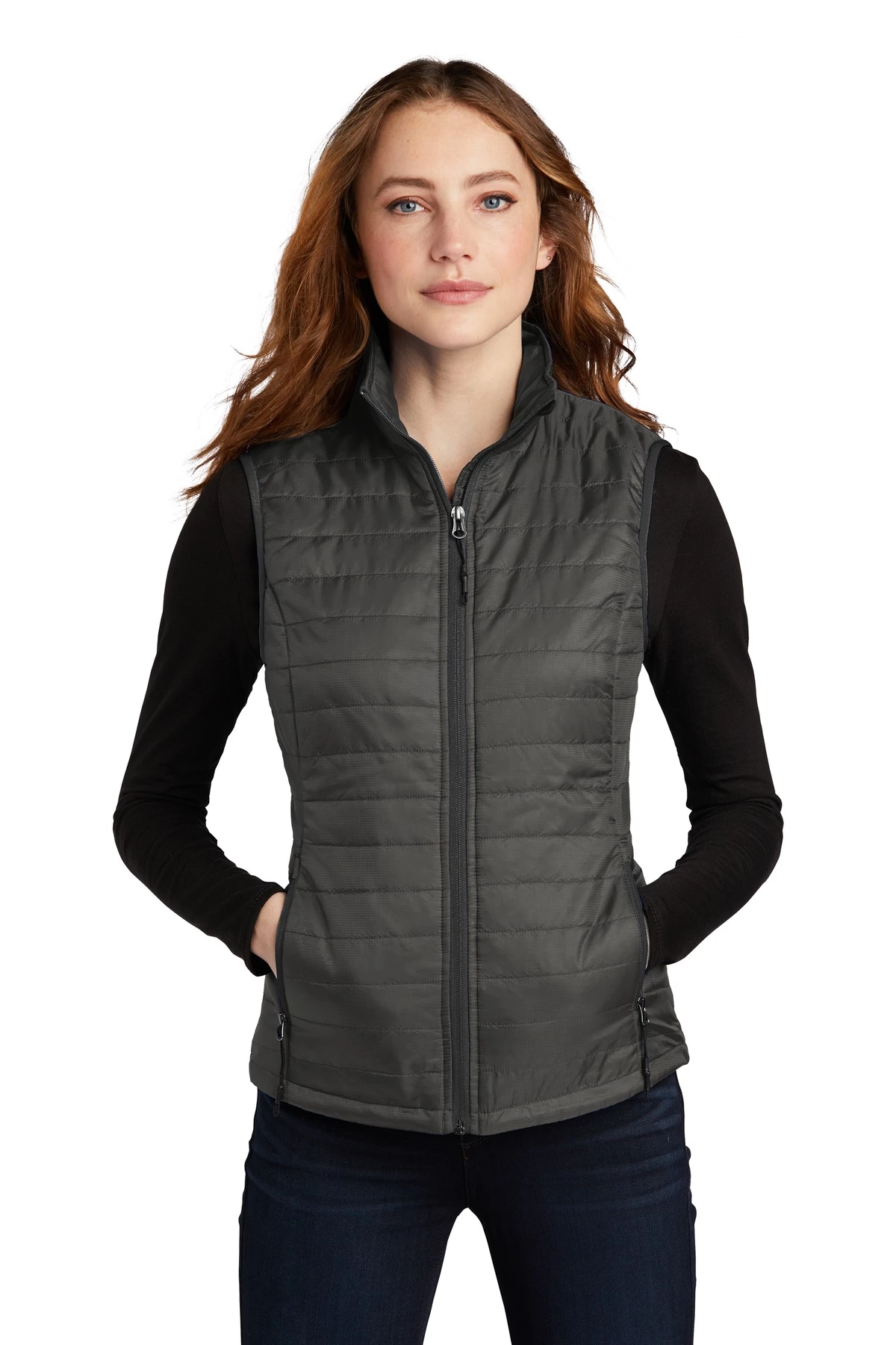 Ladies Packable Puffy Vest 7 Ladies Packable Puffy Vest - Image 5
