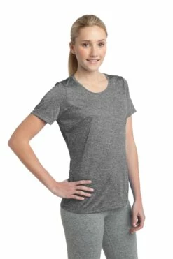 Ladies Heather Contender Scoop Neck Tee -Jiffyshirts Store 3aec88fc119109