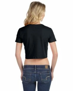 Ladies' Poly-Cotton Crop T-Shirt -Jiffyshirts Store 3b0de47b29fd19