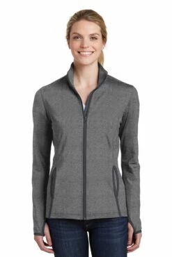 Ladies Sport-Wick Stretch Contrast Full-Zip Jacket -Jiffyshirts Store 3b957c429798bf